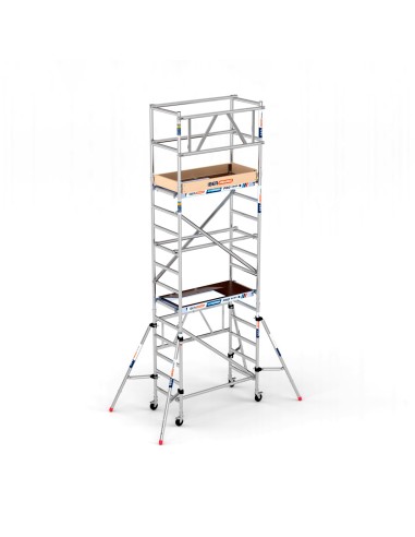 Andaime dobrável 75x150 5,5m – EASY COMPACT M.1+2+3