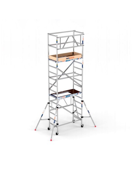 Andaime dobrável 75x150 5,5m – EASY COMPACT M.1+2+3