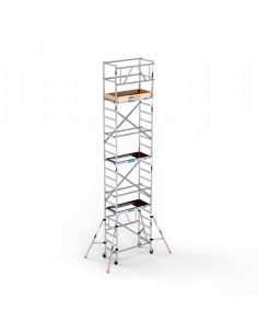 Andamio plegable 75x150 7,5m altura de trabajo – EASY COMPACT Módulo 1+2+3+3