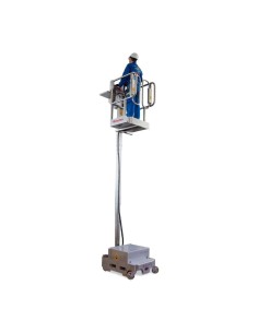 Elevador individual para recolha de mercadorias Elevah E5 em aço inoxidável - 5,15 m de altura