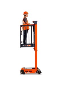 Plataforma elevatória de pessoal com impulso e elevação manuais PECOLIFT 2