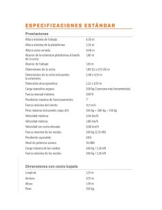 Plataforma elevatória elétrica autopropulsada para pessoal NANO SP PLUS 2