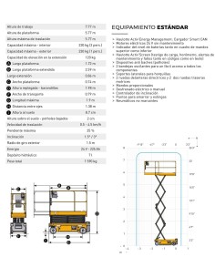 Plataforma Elevadora de Tijera Eléctrica Haulotte Optimum 8 | Altura 7,77 m 2