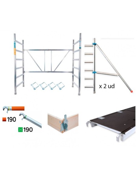 Módulo ampliable 135x190 de 3,85m a 5,70m