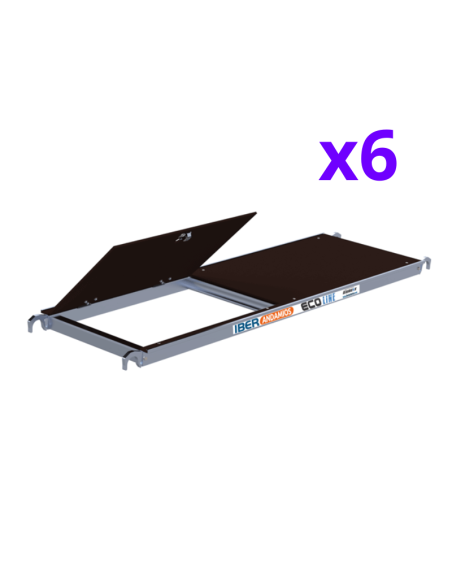 Andaime móvel tipo torre 135x190x1420 m | ECO LINE