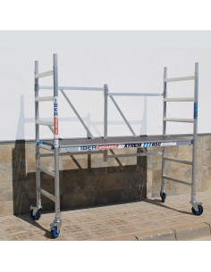 Andamio Plegable de aluminio 75x190 3m altura trabajo sin trampilla - XTREM 2