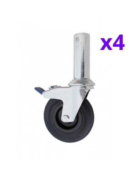 Andamio plegable 75x150 3,8m con trampilla – COMPACT M. 1+1