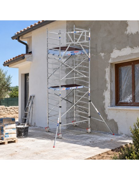 Andamio Móvil Torre 135x190x620m PRO NEW | Safe Install