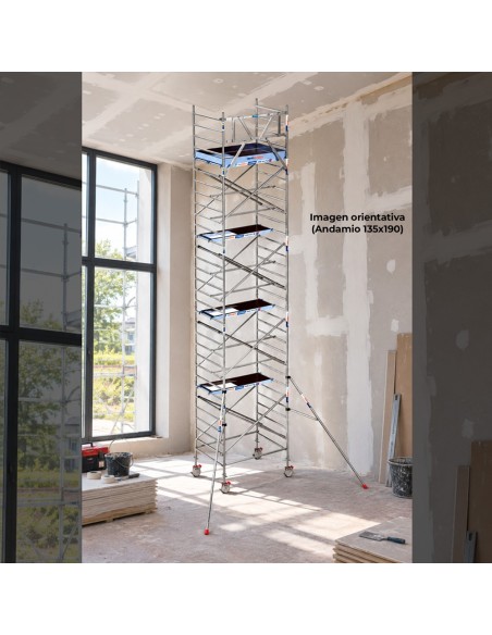 Andamio Móvil Torre 135x305x1020m PRO NEW | Safe Install