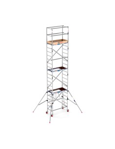 Andamio plegable 75x150 7,5m altura de trabajo con trampilla – COMPACT Módulo 1+2+3+4