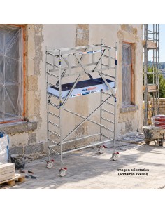 Andaime móvel tipo torre 75x250x420m - PRO NEW DUPLO 2