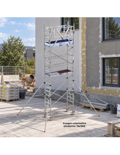 Andaime móvel tipo torre 75x250x720m - PRO NEW DUPLO 2