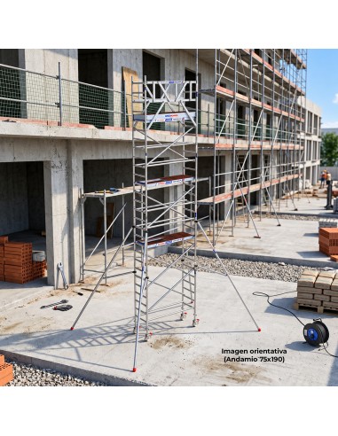 Andamio Móvil Torre 75x250x1020m PRO NEW DOBLE | Safe Install