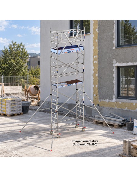 Andamio Móvil Torre 75x305x720m PRO NEW DOBLE | Safe Install
