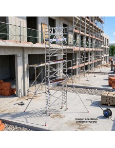 Andaime móvel tipo torre 75x305x1020m - PRO NEW DUPLO 2