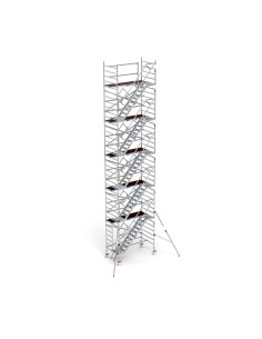 Andamio móvil tipo torre con escaleras 135x250x1220 m altura de trabajo