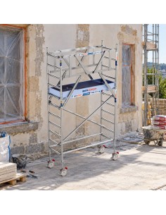 Andamio Móvil Torre 75x190x420m PRO NEW DOBLE | Safe Install 2