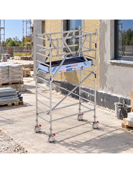 Andamio Móvil Torre 90x190x420m PRO NEW DOBLE | Safe Install