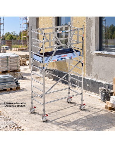 Andamio Móvil Torre 90x250x420m PRO NEW DOBLE | Safe Install