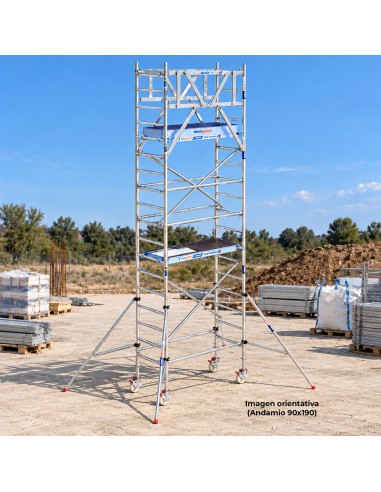 Andamio Móvil Torre 90x305x620m PRO NEW DOBLE | Safe Install