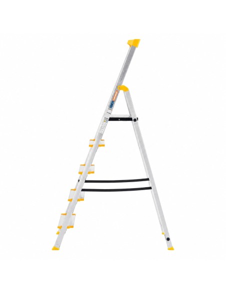 Escalera Aluminio Plegable 5 Peldaños Anchos | EN 131