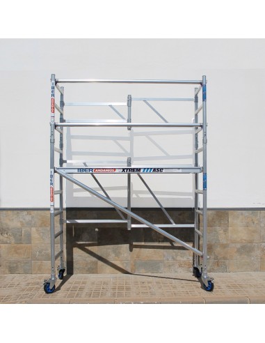 Andamio plegable 75x190x365m con barras- XTREM