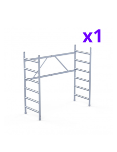 Andamio plegable de aluminio EASY 75x190 - 3 m Altura de trabajo 2