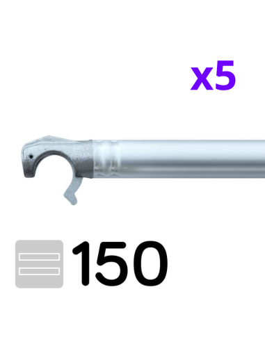 Andaime rebatível 75x150 5,5m de altura de trabalho – EASY COMPACT Módulo 1+2+3