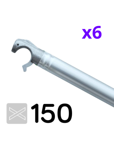 Cópia de Andaime rebatível 75x150 7,5m de altura de trabalho com portinhola – COMPACT Módulo 1+2+3+4