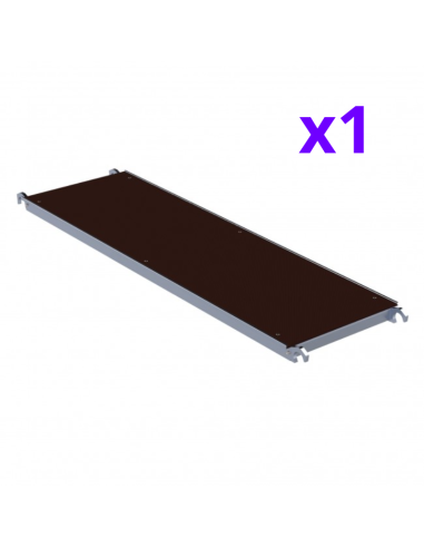 Andamio plegable de aluminio READY 75x190 - 3 m Altura de trabajo