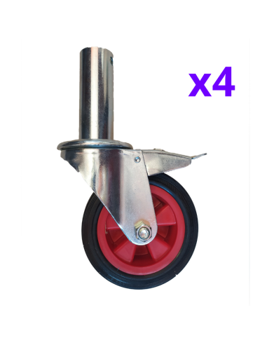 Andamio plegable de aluminio EVO 75x190 - 3 m Altura de trabajo