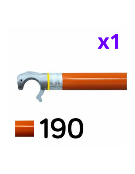 Andaime dobrável em alumínio 75x190 - 3,85 m Altura de trabalho com estabilizadores MINISTAB