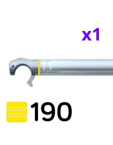 Andamio plegable de aluminio 75x190 - 3,85 m Altura de trabajo con estabilizadores Quickstab