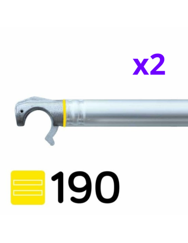 Andamio plegable de aluminio 75x190 - 4,20 m Altura de trabajo con rodapié