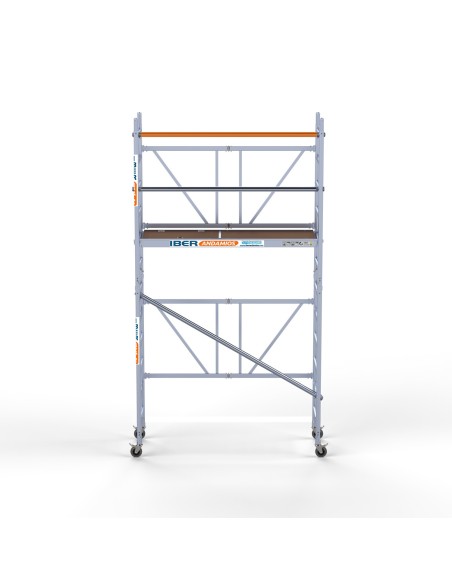 Andamio plegable de aluminio 75x190 - 4,70 m Altura de trabajo
