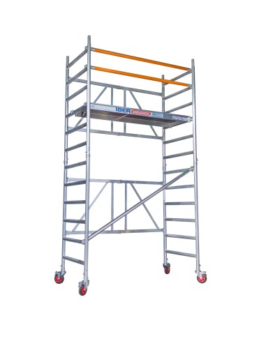 Andamio plegable de aluminio 90x190 - 4,70 m Altura de trabajo
