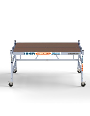 Andaime dobrável em alumínio READY 135x190 - 3 m de altura de trabalho