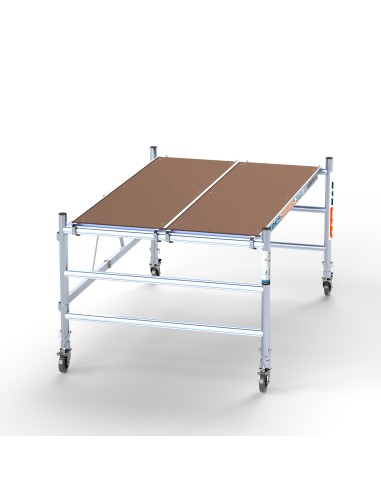 Andaime dobrável em alumínio READY 135x190 - 3 m de altura de trabalho