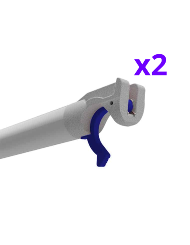 Andamio Plegable de aluminio 75x190 4,70m altura trabajo con estabilizadores y rodapié  - XTREM IBERANDAMIOS