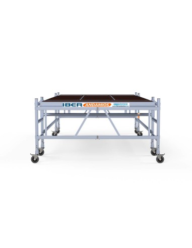 Andaime de alumínio multiplataforma READY 190x400 - 3 m de altura de trabalho