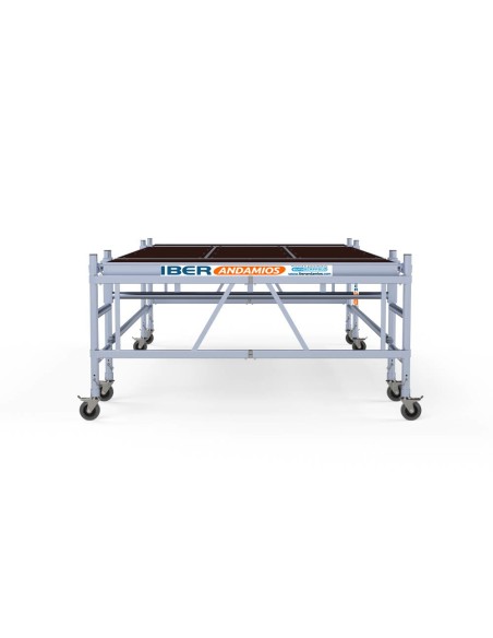 Andaime de alumínio multiplataforma READY 190x400 - 3 m de altura de trabalho