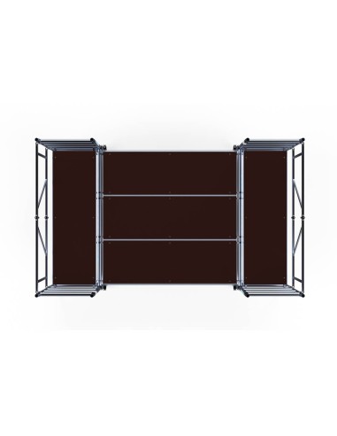 Andamio de aluminio multiplataforma 190x340 - 3 m altura de trabajo