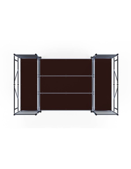 Andamio de aluminio multiplataforma 190x340 - 3 m altura de trabajo