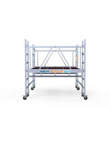 Andamio de aluminio multiplataforma 190x340 - 3 m altura de trabajo