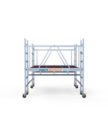 Andamio de aluminio multiplataforma 190x340 - 3 m altura de trabajo