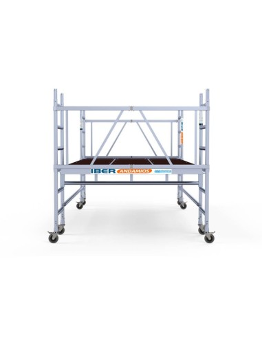 Andamio de aluminio multiplataforma 190x400 - 3 m altura de trabajo