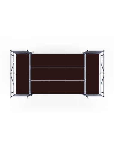 Andamio de aluminio multiplataforma 190x400 - 3 m altura de trabajo