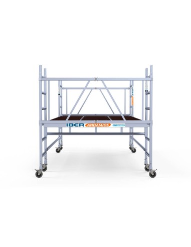 Andamio de aluminio multiplataforma 190x455 - 3 m altura de trabajo