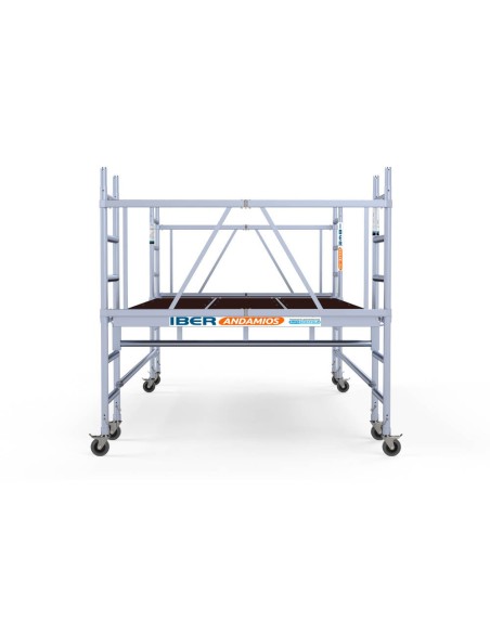 Andamio de aluminio multiplataforma 190x455 - 3 m altura de trabajo