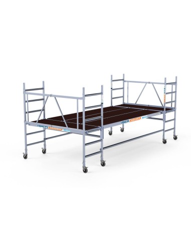 Andamio de aluminio multiplataforma 190x455 - 3 m altura de trabajo